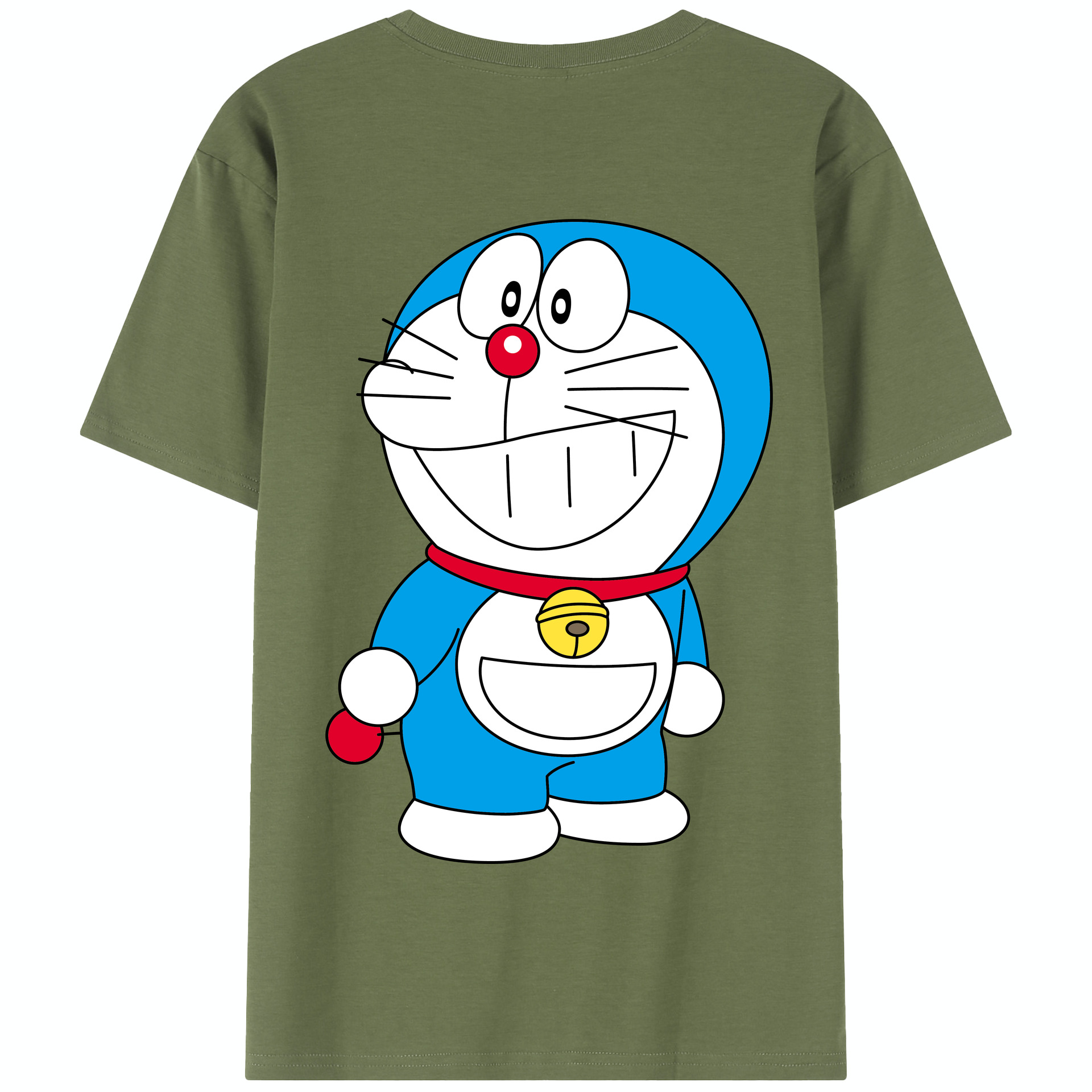 （画像用） ドラえもん Doraemon 綿100％半袖Tシャツ（背面プリント）